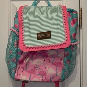 Matilda Jane Pink Flamingo Kids Backpack
